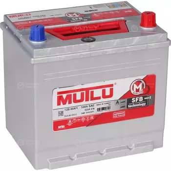 Автомобильный аккумулятор Mutlu Asia 60 Ач обратная полярность D23L