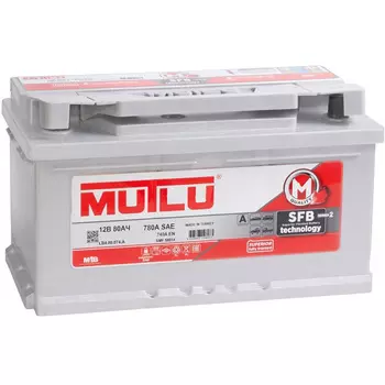 Автомобильный аккумулятор Mutlu 80 Ач обратная полярность L4