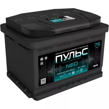 Автомобильный аккумулятор Пульс 75 Ач прямая полярность L3