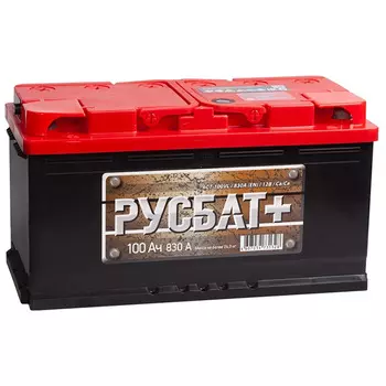 Автомобильный аккумулятор Русбат 100 Ач прямая полярность L5