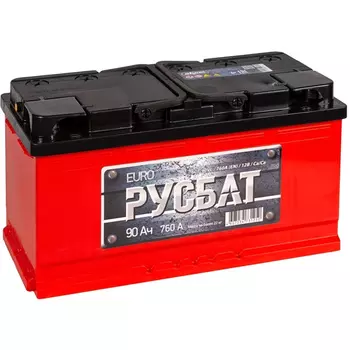 Автомобильный аккумулятор Русбат 90 Ач прямая полярность L5