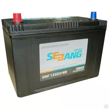 Автомобильный аккумулятор Sebang 100 Ач прямая полярность D31R