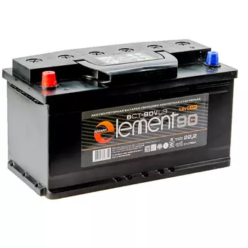 Автомобильный аккумулятор Smart Element 90 Ач прямая полярность L5