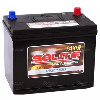 Автомобильный аккумулятор Solite Asia Taxi 80 Ач обратная полярность D26L