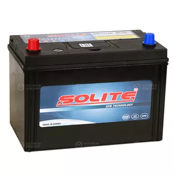 Автомобильный аккумулятор Solite EFB 90 Ач прямая полярность D31R