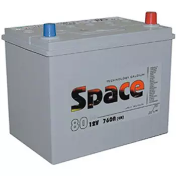 Автомобильный аккумулятор Space 80 Ач прямая полярность D26R