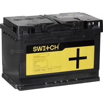 Автомобильный аккумулятор Switch 75 Ач прямая полярность L3