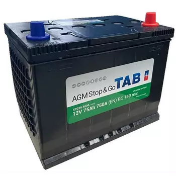 Автомобильный аккумулятор Tab 75 Ач обратная полярность D26L