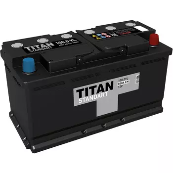 Автомобильный аккумулятор Titan Standart 100 Ач обратная полярность L5