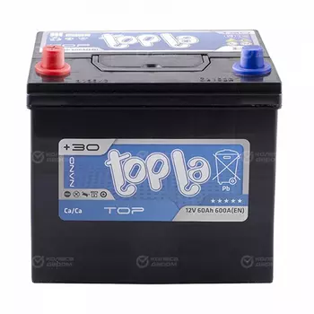 Автомобильный аккумулятор Topla 60 Ач прямая полярность D23R