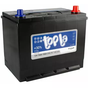 Автомобильный аккумулятор Topla 70 Ач обратная полярность D26L
