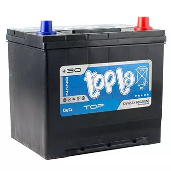 Автомобильный аккумулятор Topla Asia Top JIS 65 Ач обратная полярность D23L