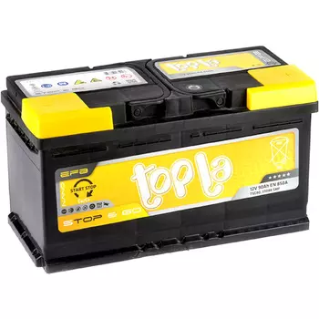 Автомобильный аккумулятор Topla EFB 90 Ач обратная полярность L5
