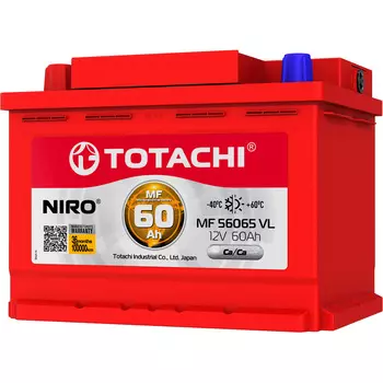 Автомобильный аккумулятор Totachi 60 Ач прямая полярность L2
