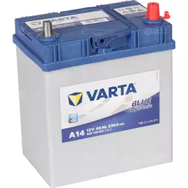 Автомобильный аккумулятор Varta Blue Dynamic A14 40 Ач обратная полярность B19L