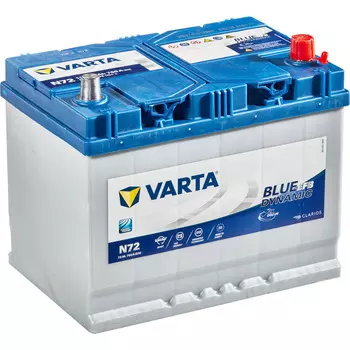 Автомобильный аккумулятор Varta Blue Dynamic N72 72 Ач обратная полярность D26L