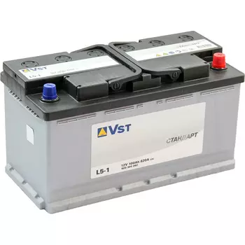 Автомобильный аккумулятор VST 100 Ач обратная полярность L5