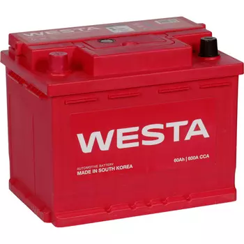 Автомобильный аккумулятор Westa 60 Ач прямая полярность L2