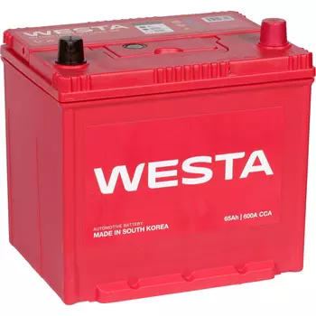 Автомобильный аккумулятор Westa 65 Ач обратная полярность D23L
