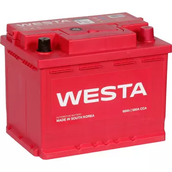 Автомобильный аккумулятор Westa 68 Ач обратная полярность L2