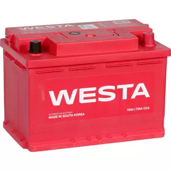 Автомобильный аккумулятор Westa 75 Ач обратная полярность L3