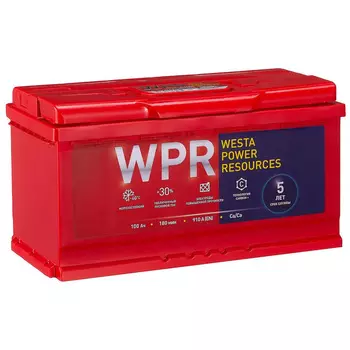 Автомобильный аккумулятор WPR Premium 100 Ач обратная полярность L5