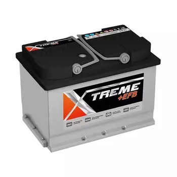 Автомобильный аккумулятор XTRim EFB 77 Ач прямая полярность L3