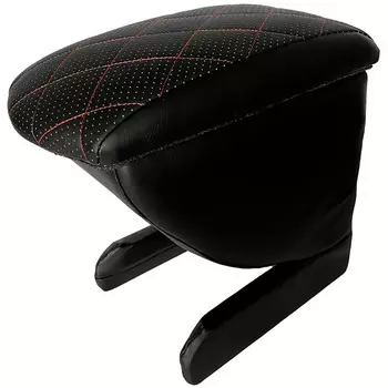 Автоподлокотник PSV для Skoda Octavia II A5 черно/красный (art. 135591)