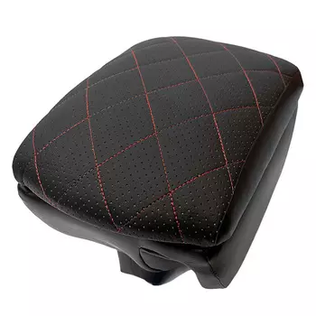 Автоподлокотник PSV для Volkswagen черно/красный (art. 135612)