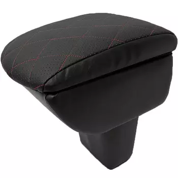 Автоподлокотник PSV со ступенькой для Ford Focus III черно/красный (art. 135525)