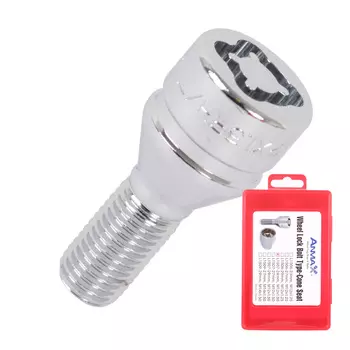 Болт секретный Anmax 12х1,5х49/24 4+2 17/19 конус L1507