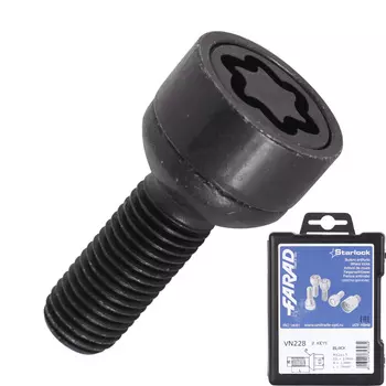 Болт секретный Farad 12х1,5х28 4+2 17 ключ сфера BVN228/2