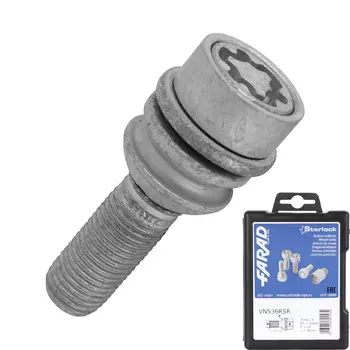 Болт секретный Farad 14х1,5х36 4+1 19 ключ сфера VN536S