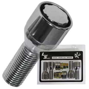 Болт секретный LS 14х1,5х30 блистер 4+2 17 конус 69900SP LS