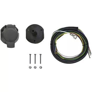 Фаркоп Электрика фаркопа Rival универсальный, розетка 7-pin+электропроводка 1,9 метра (art.F.PR19)