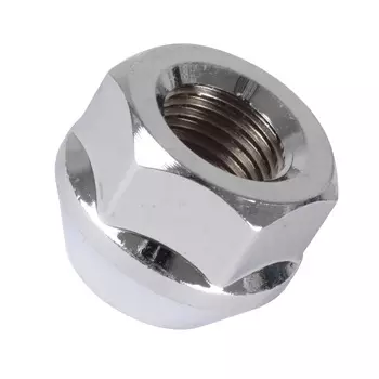 Гайка 12х1,5 16 конус/открытая 21мм хром JN-124