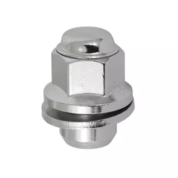 Гайка 12х1,5 19 пресс/шайба 21мм хром 98-0002 old-sklad