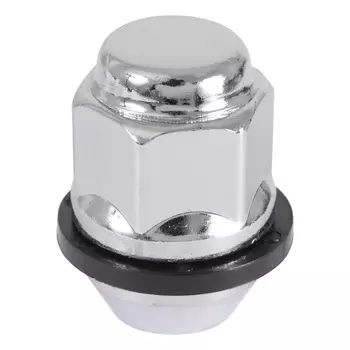 Гайка 12х1,5 33 конус/закрытая пластиковое кольцо 21 мм хром H-016-07