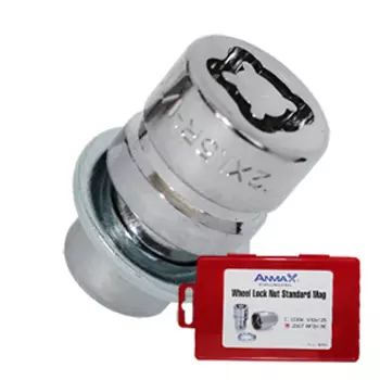 Гайка секретная Anmax 14х1,5х35 4+2 19/21мм пресс/шайба L2309