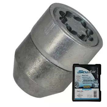 Гайка секретная Farad 12х1,25х30 4+1 19 конус EN215S