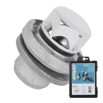 Гайка секретная Farad 12х1,5х32 коробка 4+2 21 пресс/шайба 382/M/2