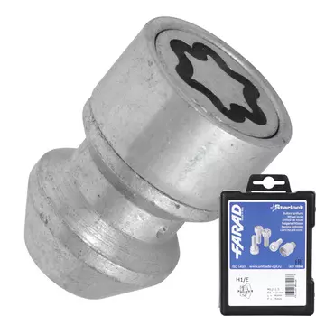 Гайка секретная Farad 12х1,5х34 4+1 21 ключ конус H1/E