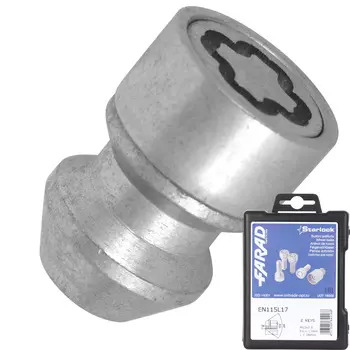 Гайка секретная Farad 12х1,5х34 4+2 17 ключ конус EN115L17/2