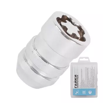 Гайка секретная LS 12х1,25х36 блистер 4+2 19/21 конус JN-618 LS (box)