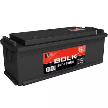 Грузовой аккумулятор Bolk 190Ач п/п конус