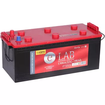 Грузовой аккумулятор E-Lab 190Ач о/п конус