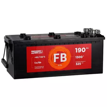 Грузовой аккумулятор FB 190 Aч п/п болт