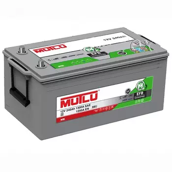 Грузовой аккумулятор Mutlu EFB 240Ач о/п D6 конус