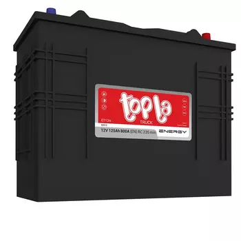 Грузовой аккумулятор Topla Energy Truck 125Ач о/п конус
