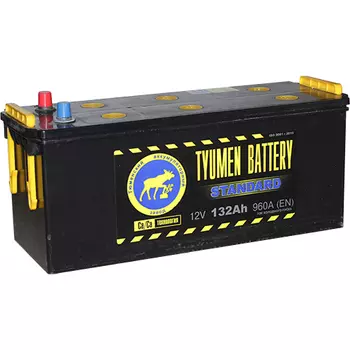 Грузовой аккумулятор Tyumen Battery Standard 132Ач о/п